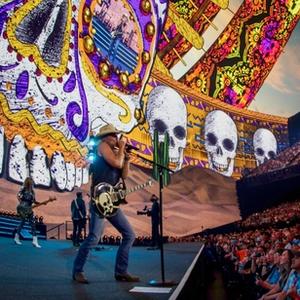 Kenny Chesney performing at Sphere Las Vegas