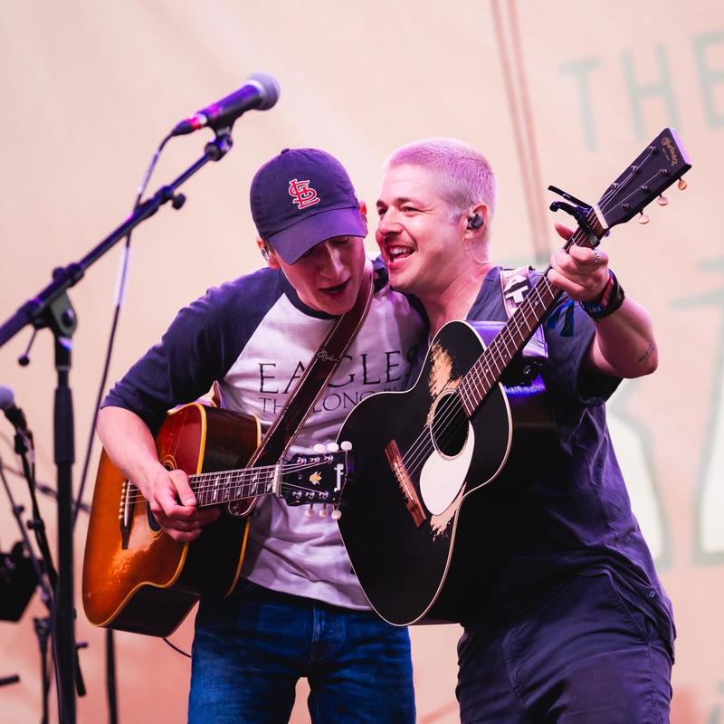 <p>Josiah and the Bonnevilles performing at Railbird 2024</p>
