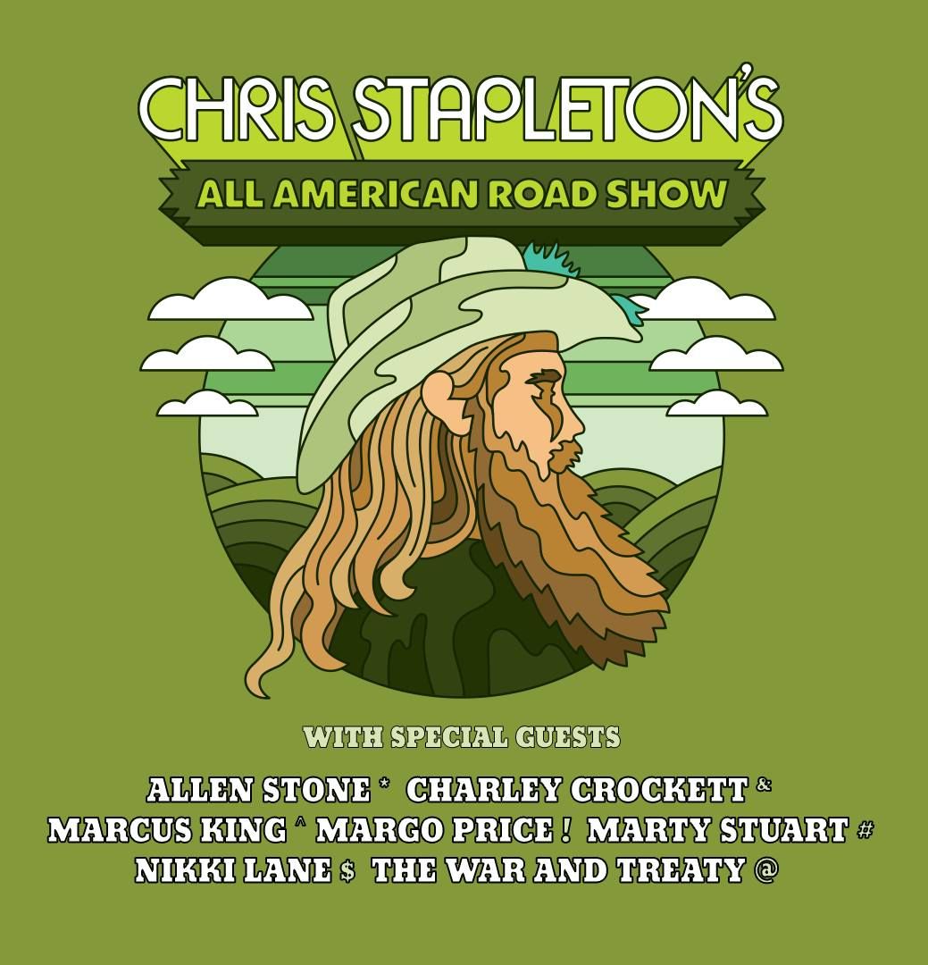 Chris Stapleton All-American Roadshow Tour 2023 Poster