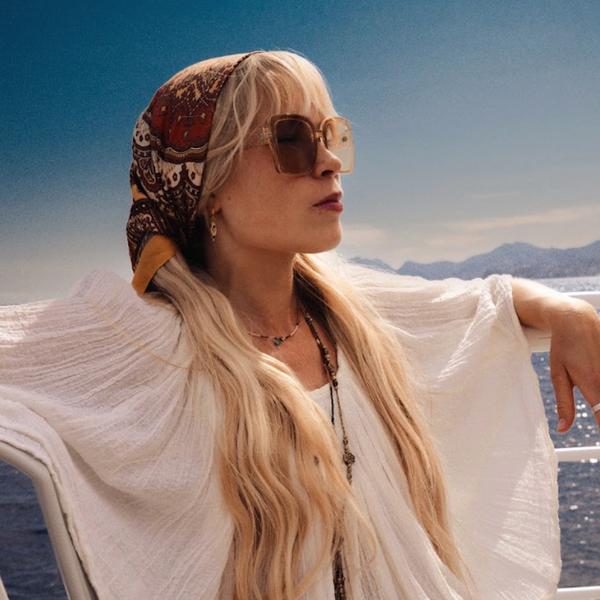 Maya Lane on a boat