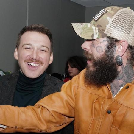 Morgan and Posty backstage at CMA Awards