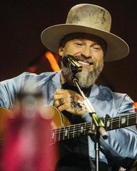 Zac Brown performing at Fenway Park