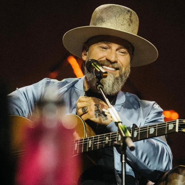 Zac Brown performing at Fenway Park