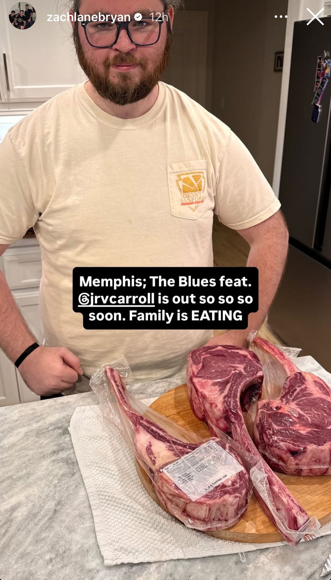 <p>Zach Bryan JR Carroll Memphis, The Blues Comment</p>