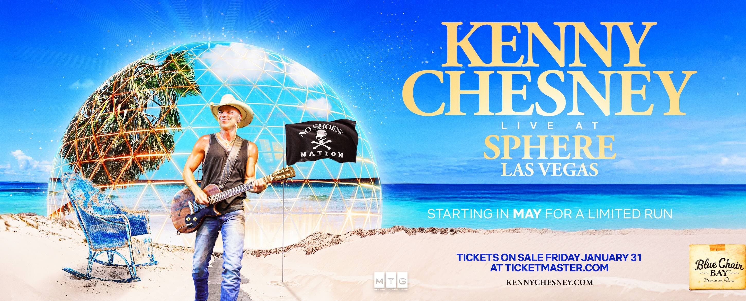<p>Kenny Chesney Sphere Las Vegas 2025 Graphic</p>