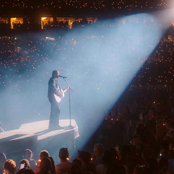 Noah Kahan performing in July 2026