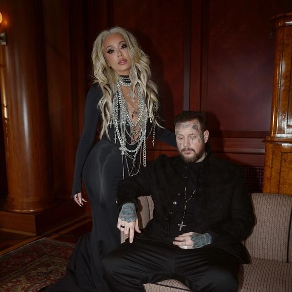 Jelly Roll and Bunnie XO at the Grammys