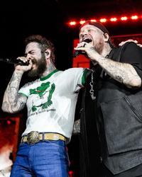 Post Malone and Jelly Roll performing together in Florida