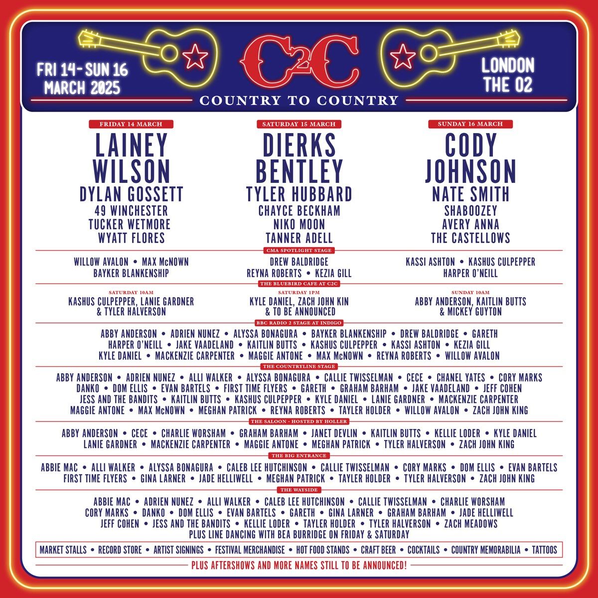 C2C Festival 2025 Full Line-Up