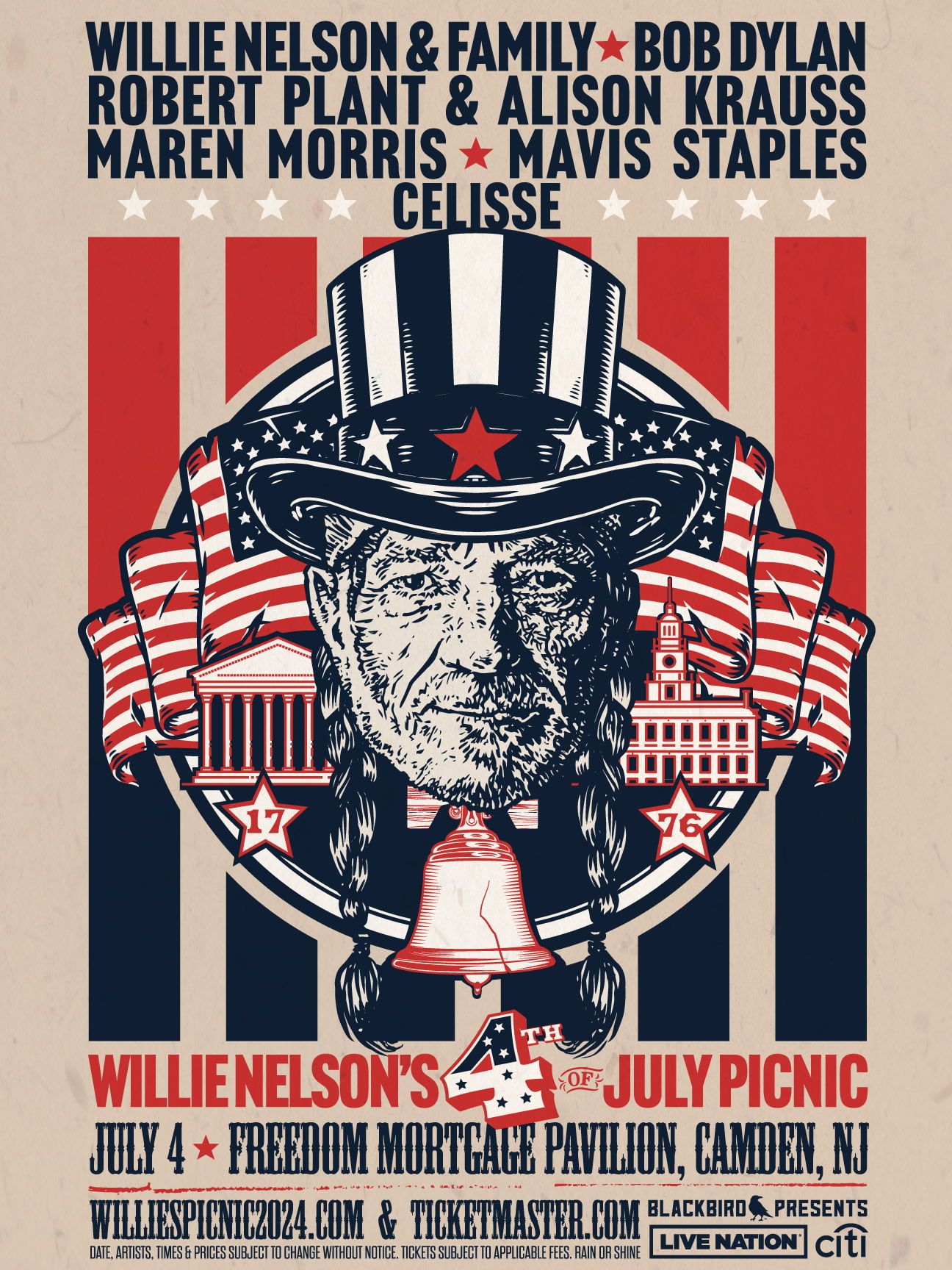 Festival - Willie Nelson’s Annual 4th of July Picnic 2024 - Logo