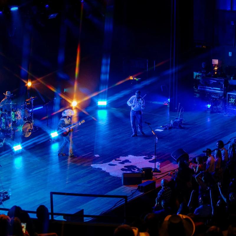 <p>Ian Munsick at the Ryman Auditorium</p>