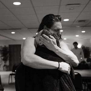 Artist - Warren Zeiders & His Sister getting baptized