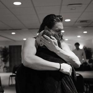 Artist - Warren Zeiders & His Sister getting baptized