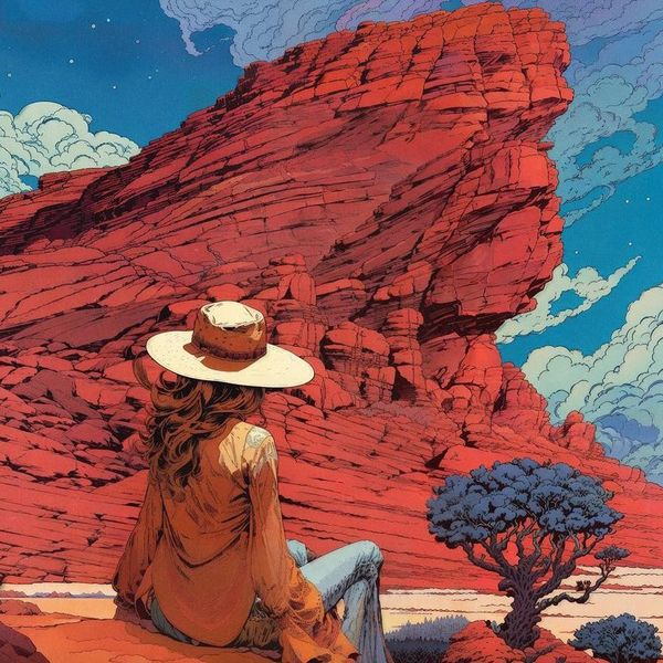 Lainey Wilson Red Rocks 2023 Poster