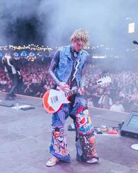 MGK performing with ModSun