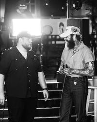 Post Malone and Luke Combs filming the ‘Guy For That’ music video