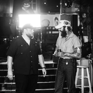 Post Malone and Luke Combs filming the ‘Guy For That’ music video