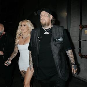 Bunnie XO and Jelly Roll backstage