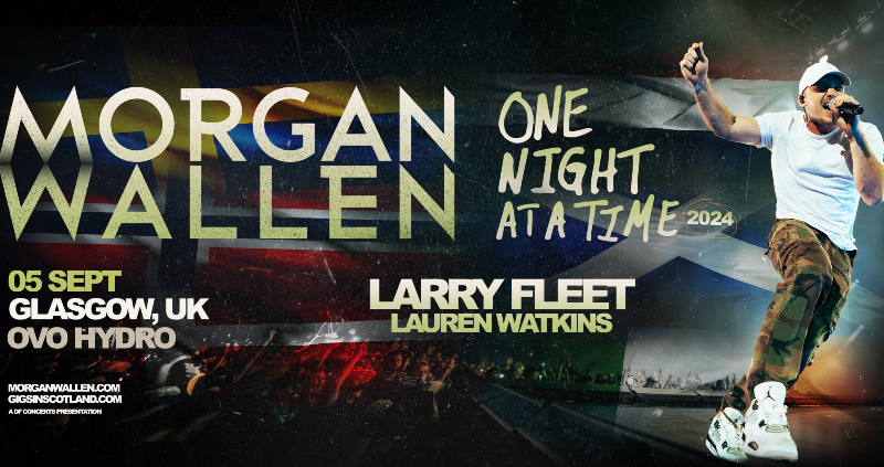 <p>Morgan Wallen Glasgow Banner</p>