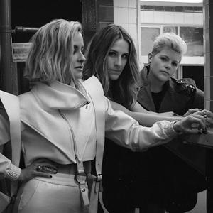The Chicks in black and white