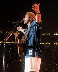 Morgan Wallen performing at Michigan Stadium