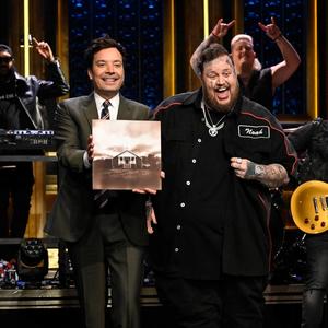 Jelly Roll On The Tonight Show Starring Jimmy Fallon on Tuesday, October 3, 2023.
