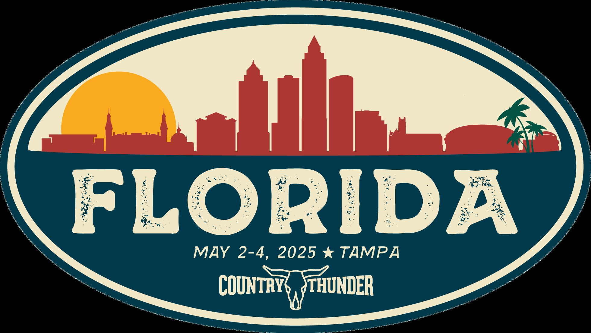 Festival - Country Thunder Florida 2025 Logo