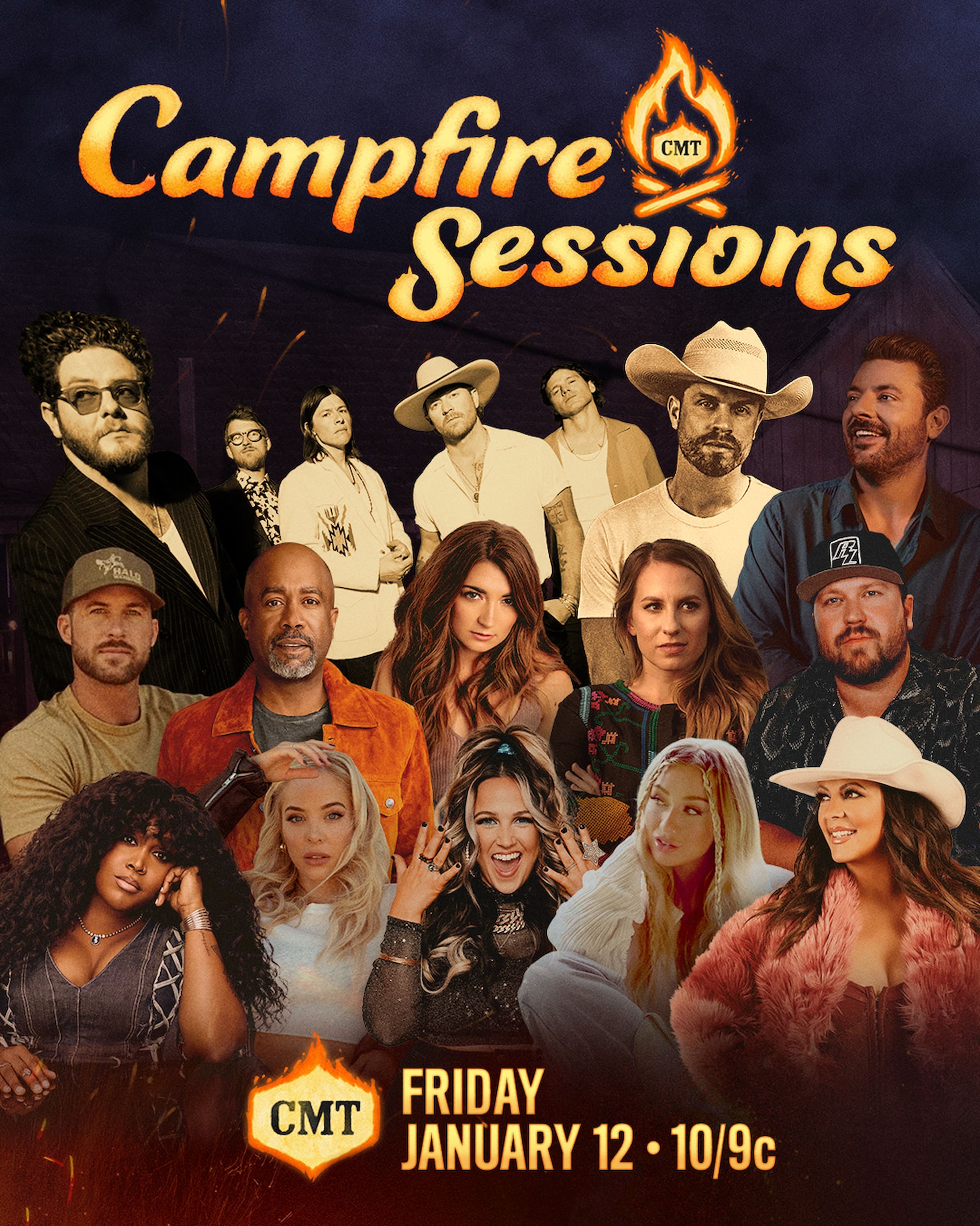 CMT Campfire Sessions 2024 Schedule & Performances Holler