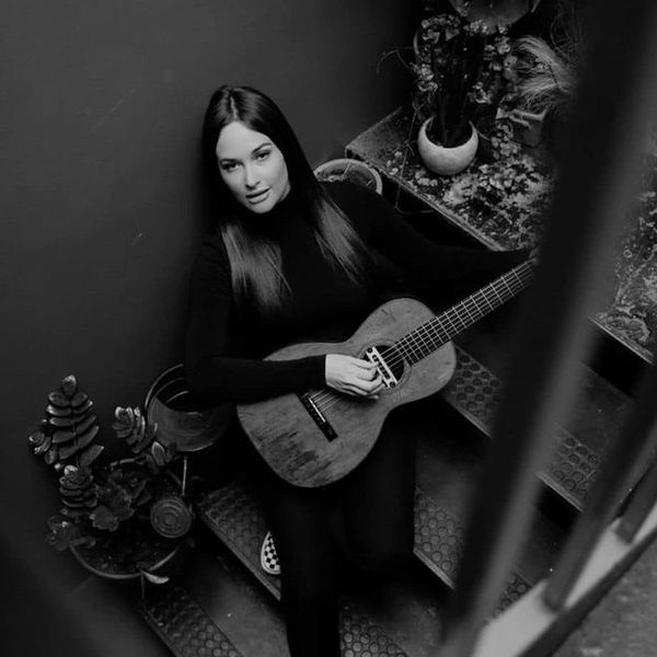 Kacey Musgraves in black and white