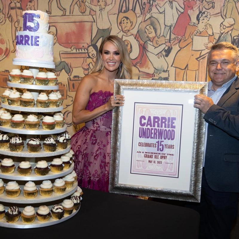 <p>Carrie Underwood Opry 15th Anniversary Show by Chris Hollo</p>
