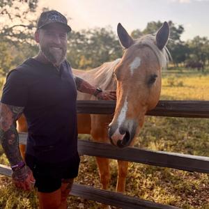 Zac Brown and His Horse, Cody