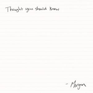 Morgan Wallen - Thought You Should Know Single Cover