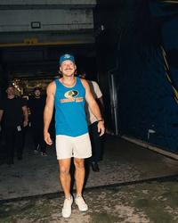 Morgan Wallen backstage in Baltimore, Maryland