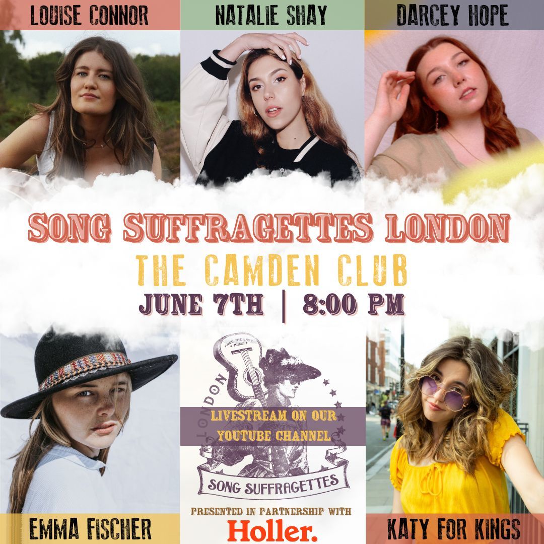 Song Suffragettes London June 2023 Line-Up Poster
