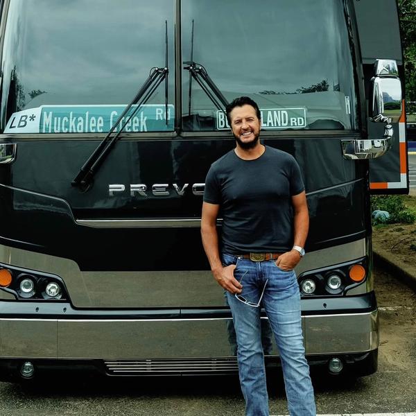 Luke Bryan backstage at CMA Fest 2026