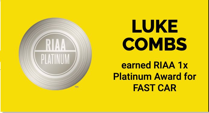Luke Combs Fast Car Platinum
