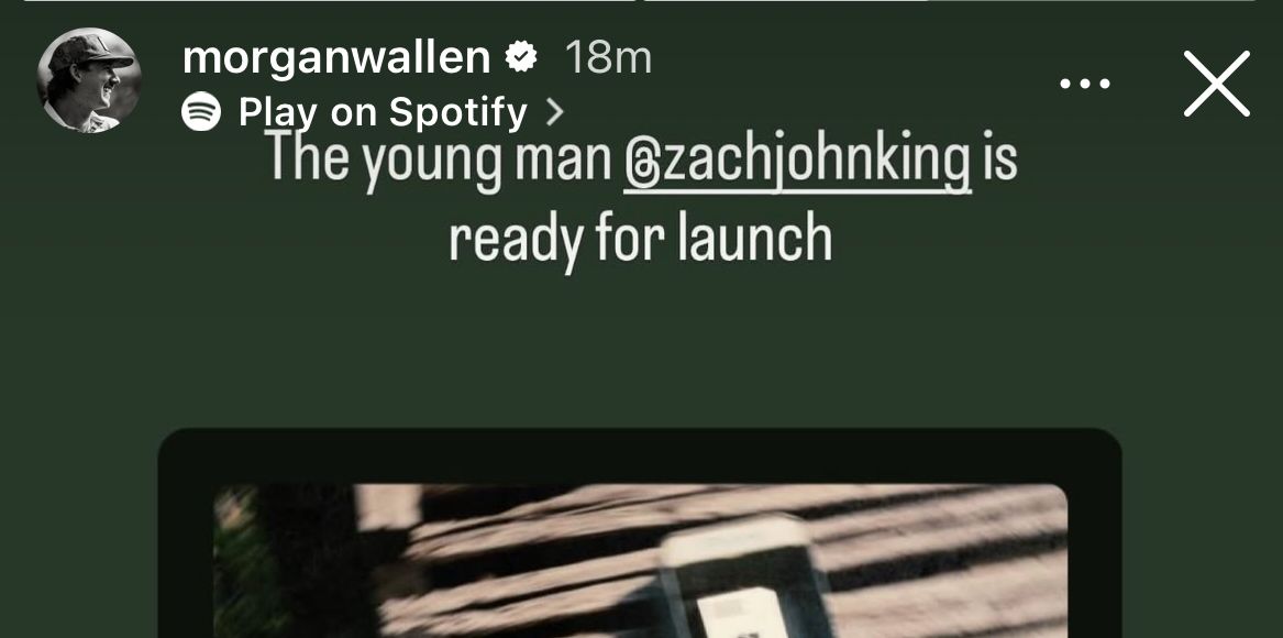 <p>Morgan Wallen x Zach John King Co-Sign</p>