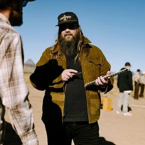 Chris Stapleton on the set of the ‘White Horse’ music video
