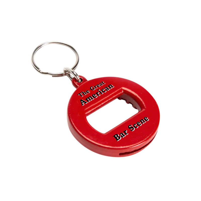 <p>Zach Bryan The Great American Bar Scene Merch - Keychain</p>