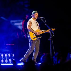 Zach Bryan performing at MetLife Stadium