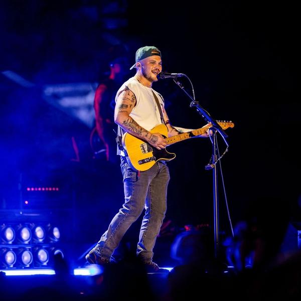 Zach Bryan performing at MetLife Stadium