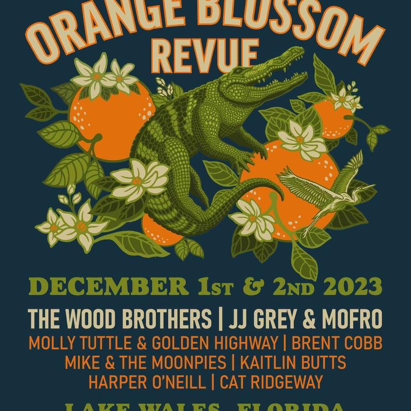 <p>Festival - Orange Blossom Revue 2023 Line-Up Poster</p>
