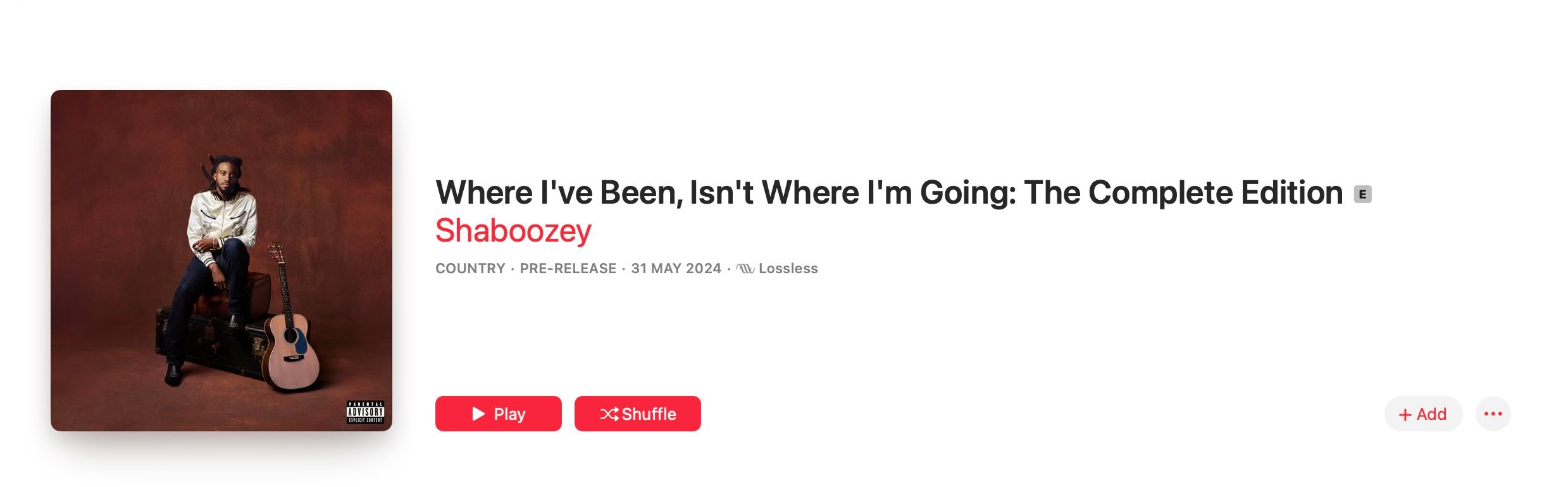 <p>Shaboozey Deluxe 2025 Album Screenshot 1</p>