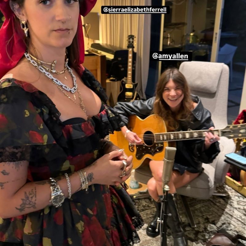 <p>Artist - Shaboozey & Sierra Ferrell recording together</p>