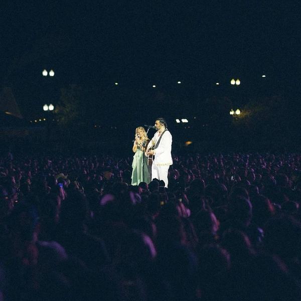 Artist - Noah Kahan & Avery Anna performing at REDWEST Festival 2025