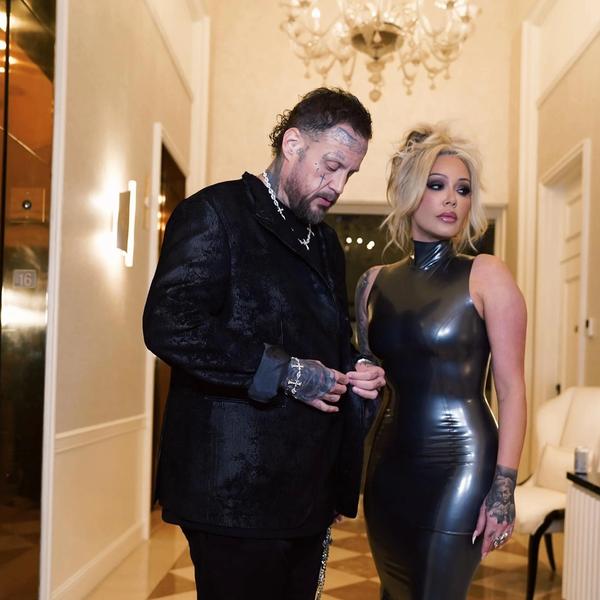 Jelly Roll and Bunnie at the GRAMMYs 2026