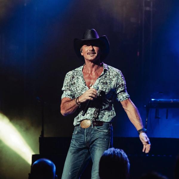 Tim McGraw performing live in 2026