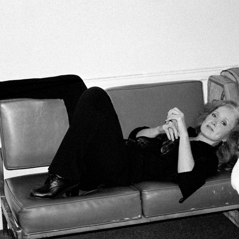 <p>'Bonnie Raitt, 1974. Santa Cruz, California. Bonnie relaxing backstage at The Sierra Club'</p>