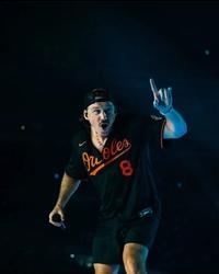 Morgan Wallen performing at The Big House