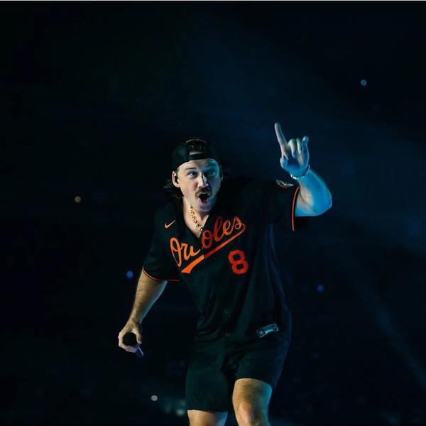 Morgan Wallen performing at The Big House